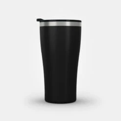 Quechua Tasse / Verre MH500 Isotherme (double Paroi Inox) Camp Du Randonneur 0,5L Noir -Célèbre Camping Magasin tasse verre mh500 isotherme double paroi inox camp du randonneur 05l noir 8