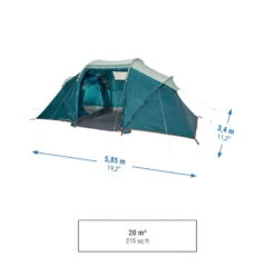 Quechua Tente à Arceaux De Camping - Arpenaz 4.2 - 4 Personnes - 2 Chambres 13 Quechua Tente à Arceaux De Camping - Arpenaz 4.2 - 4 Personnes - 2 Chambres -Célèbre Camping Magasin tente a arceaux de camping arpenaz 42 4 personnes 2 chambres 3