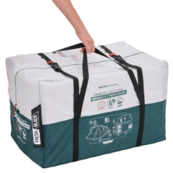 Quechua Tente à Arceaux De Camping - Arpenaz 6.3 F&B - 6 Personnes - 3 Chambres -Célèbre Camping Magasin tente a arceaux de camping arpenaz 63 f and b 6 personnes 3 chambres 3