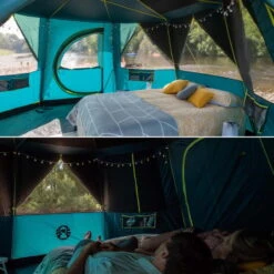 Tente Coleman Octagon Blackout 8 -Célèbre Camping Magasin tente coleman octagon blackout 8 4