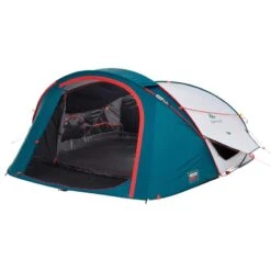 Quechua Tente De Camping - 2 SECONDS XL - 3 Places - Fresh & Black -Célèbre Camping Magasin tente de camping 2 seconds xl 3 places fresh and black 3