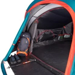 Quechua Tente De Camping - 2 SECONDS XL - 3 Places - Fresh & Black -Célèbre Camping Magasin tente de camping 2 seconds xl 3 places fresh and black 8