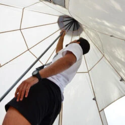 Tente De Camping Tipii - 6 Personnes - Hauteur 2,50m - Moustiquaire - Beige/Gris 9 Tente De Camping Tipii - 6 Personnes - Hauteur 2,50m - Moustiquaire - Beige/Gris -Célèbre Camping Magasin tente de camping tipii 6 personnes hauteur 250m moustiquaire beigegris 2