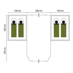 Tente Dôme Hammerfest 4 Plus - Camping - 2 Cabines - 4 Personnes - 2 Entrées -Célèbre Camping Magasin tente dome hammerfest 4 plus camping 2 cabines 4 personnes 2 entrees 6