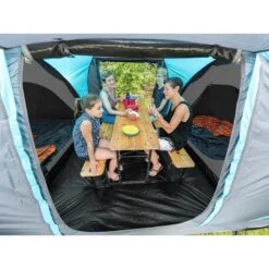 Tente Dôme Hammerfest 4 Sleeper Protect - Sol Cousu - 4 Pers - 2 Cabines Noires -Célèbre Camping Magasin tente dome hammerfest 4 sleeper protect sol cousu 4 pers 2 cabines noires 2