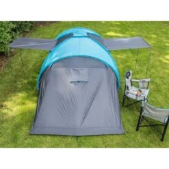 Tente Dôme Hammerfest 4 Sleeper Protect - Sol Cousu - 4 Pers - 2 Cabines Noires -Célèbre Camping Magasin tente dome hammerfest 4 sleeper protect sol cousu 4 pers 2 cabines noires 4