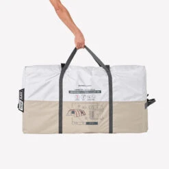 Quechua Tente Gonflable De Camping - Air Seconds 6.3 XXL F&B - 6 Personnes - 3 Chambres -Célèbre Camping Magasin tente gonflable de camping air seconds 63 xxl f and b 6 personnes 3 chambres 2