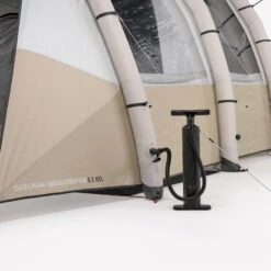 Quechua Tente Gonflable De Camping - Air Seconds 6.3 XXL F&B - 6 Personnes - 3 Chambres -Célèbre Camping Magasin tente gonflable de camping air seconds 63 xxl f and b 6 personnes 3 chambres 4