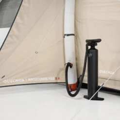 Quechua Tente Gonflable De Camping - Air Seconds 8.4 F&B - 8 Places - 4 Chambres 17 Quechua Tente Gonflable De Camping - Air Seconds 8.4 F&B - 8 Places - 4 Chambres -Célèbre Camping Magasin tente gonflable de camping air seconds 84 f and b 8 places 4 chambres 7