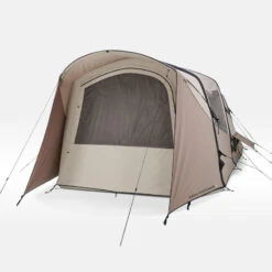 Quechua Tente Gonflable De Camping - AirSeconds 4.2 Polycoton - 4 Personnes - 2 Chambres -Célèbre Camping Magasin tente gonflable de camping airseconds 42 polycoton 4 personnes 2 chambres 6