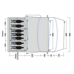Tente Gonflable Outwell Jacksondale 7PA 7 Tente Gonflable Outwell Jacksondale 7PA -Célèbre Camping Magasin tente gonflable outwell jacksondale 7pa 2