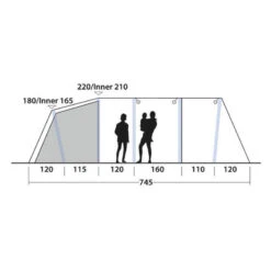 Tente Gonflable Outwell Knightdale 8PA -Célèbre Camping Magasin tente gonflable outwell knightdale 8pa 3