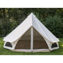 Tente Tipii 400 Canvas - Tipi 8 Pers. - 400 X 400 X 250 Cm -Célèbre Camping Magasin tente tipii 400 canvas tipi 8 pers 400 x 400 x 250 cm 2
