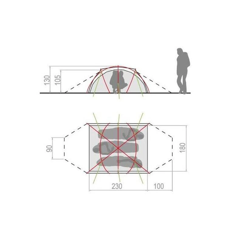 Tente Vaude Sphaerio 3P 2 Tente Vaude Sphaerio 3P – Image 2
